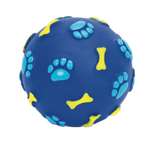Rascals® 2.5" Vinyl Bone Print Ball Dog Toy Product image