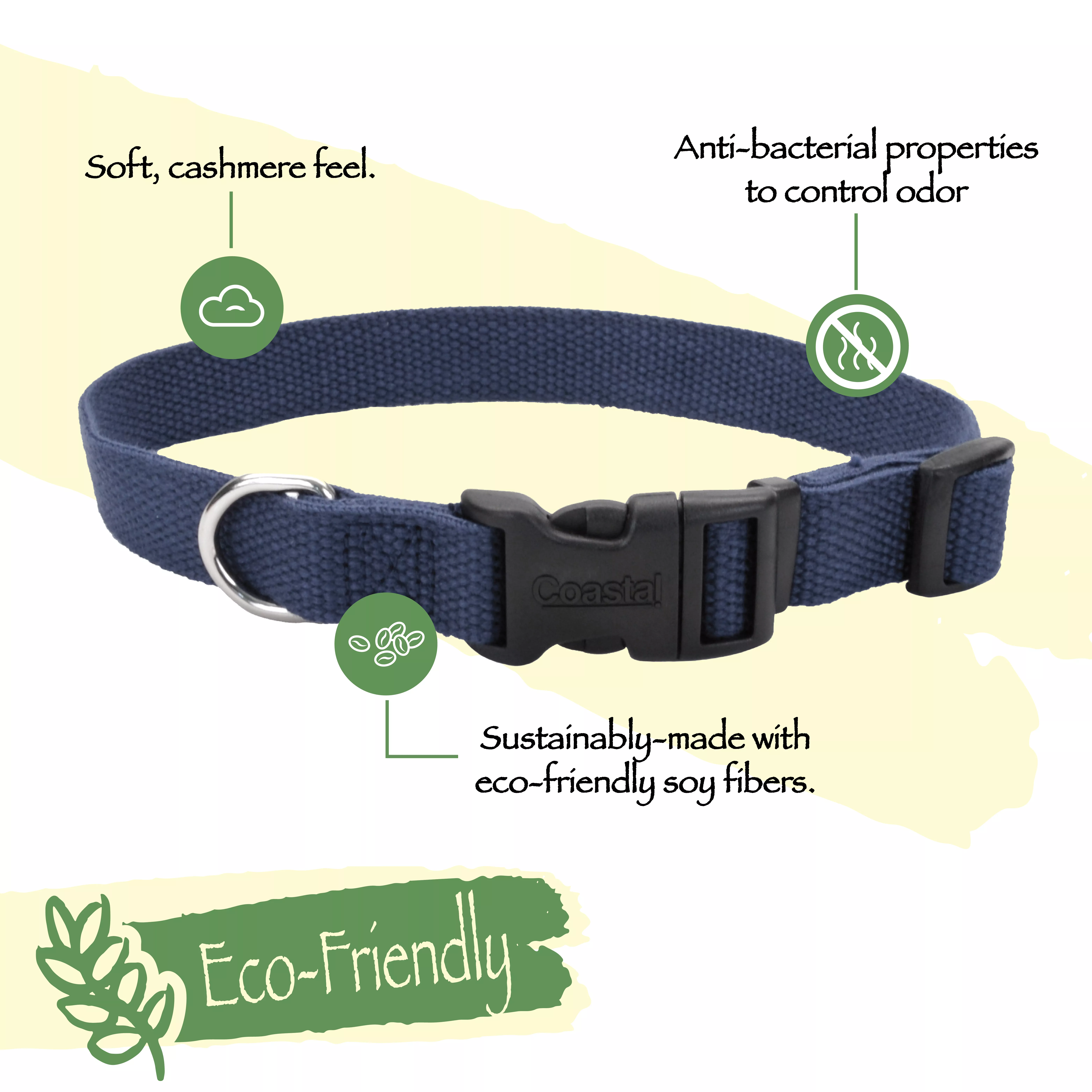 New Earth® Soy Adjustable Dog Collar
