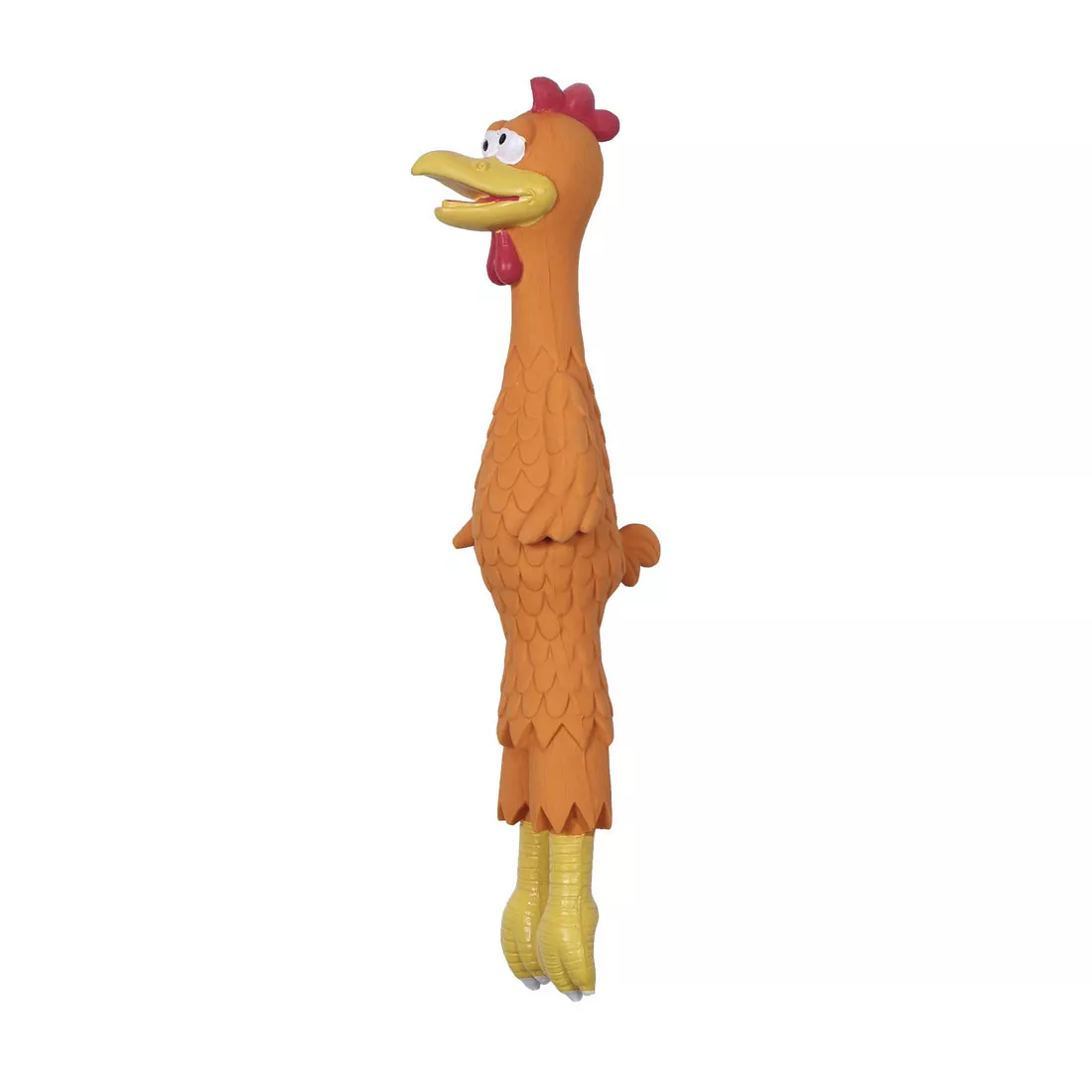 Rascals® 15" Latex Orange Rooster Dog Toy