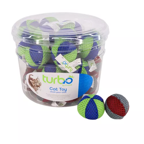 Turbo® by Coastal® Beach Balls Bulk Cat Toy Bin Product image