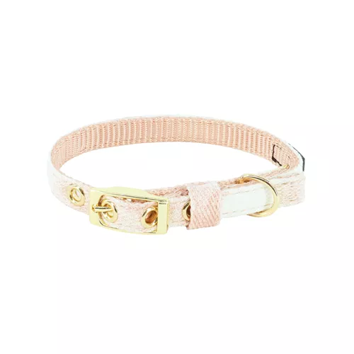 Li'l Pals® by Coastal® Marbled Canvas Overlay Dog Collar Product image