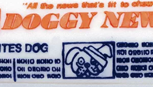 Rascals 6.5" Vinyl Doggie Newspaper Dog Toy