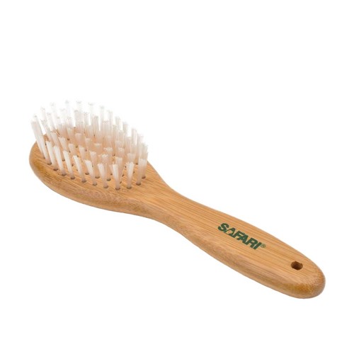 Safari® Bristle Cat Brush with Bamboo Handle Product image