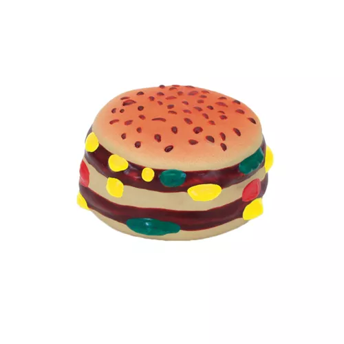 Rascals® by Coastal® 2.5" Latex Hamburger Dog Toy Product image