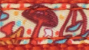 Li'l Pals by Coastal Charming Ribbon Overlay Dog Collar