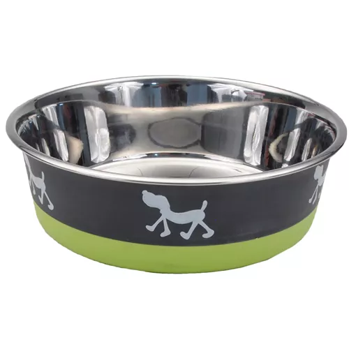 Maslow® by Coastal® Design Series Non-Skid Pup Design Dog Bowls Product image