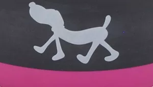 Maslow Design Series Non-Skid Pup Design Dog Bowls