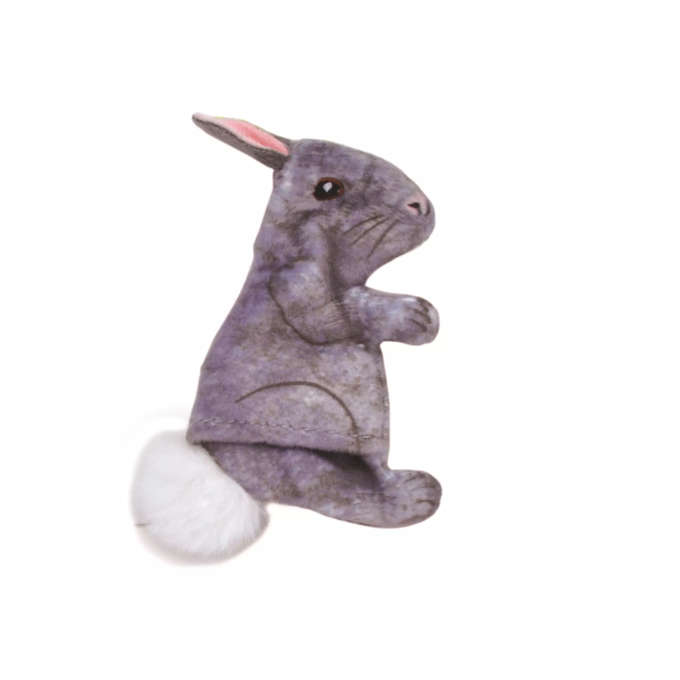 Turbo® Life-like Grey Rabbit Cat Toy