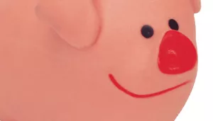 Li'l Pals 3" Latex Pig Dog Toy