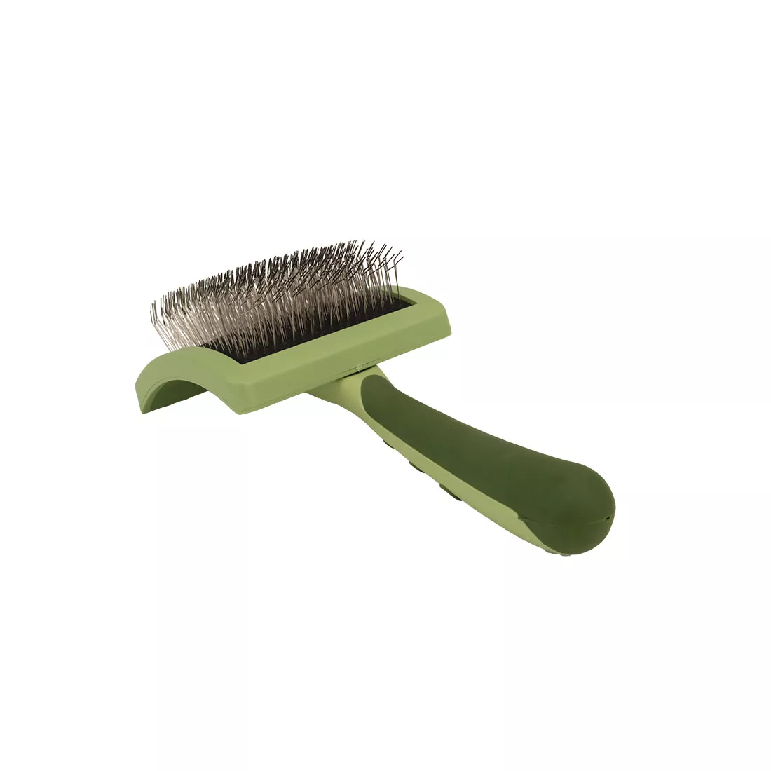 Safari® Curved Firm Slicker Brush with Coated Tips for Long Hair