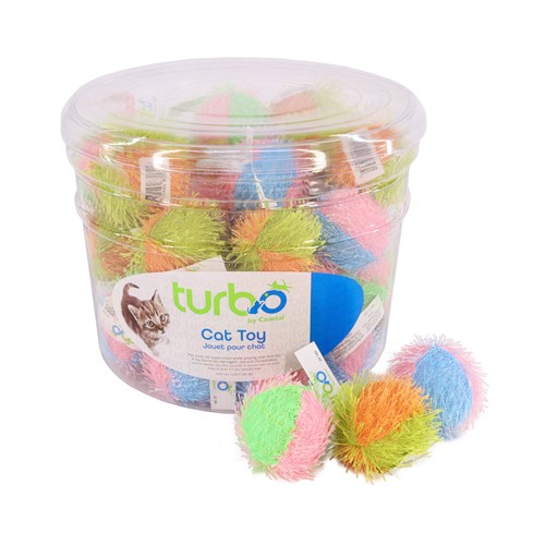 Turbo® Fuzzy Balls Bulk Cat Toy Bin Product image
