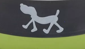 Maslow Design Series Non-Skid Pup Design Dog Bowls