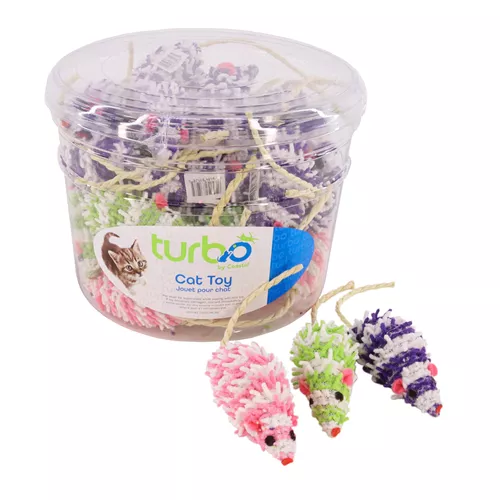 Turbo® by Coastal® Mop Mice Bulk Cat Toy Bin Product image
