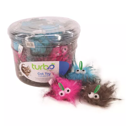 Turbo® by Coastal® Plush Monsters Bulk Cat Toy Bin Product image